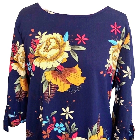 Navy Floral Dress ๐๐ผ - Picture 5 of 10